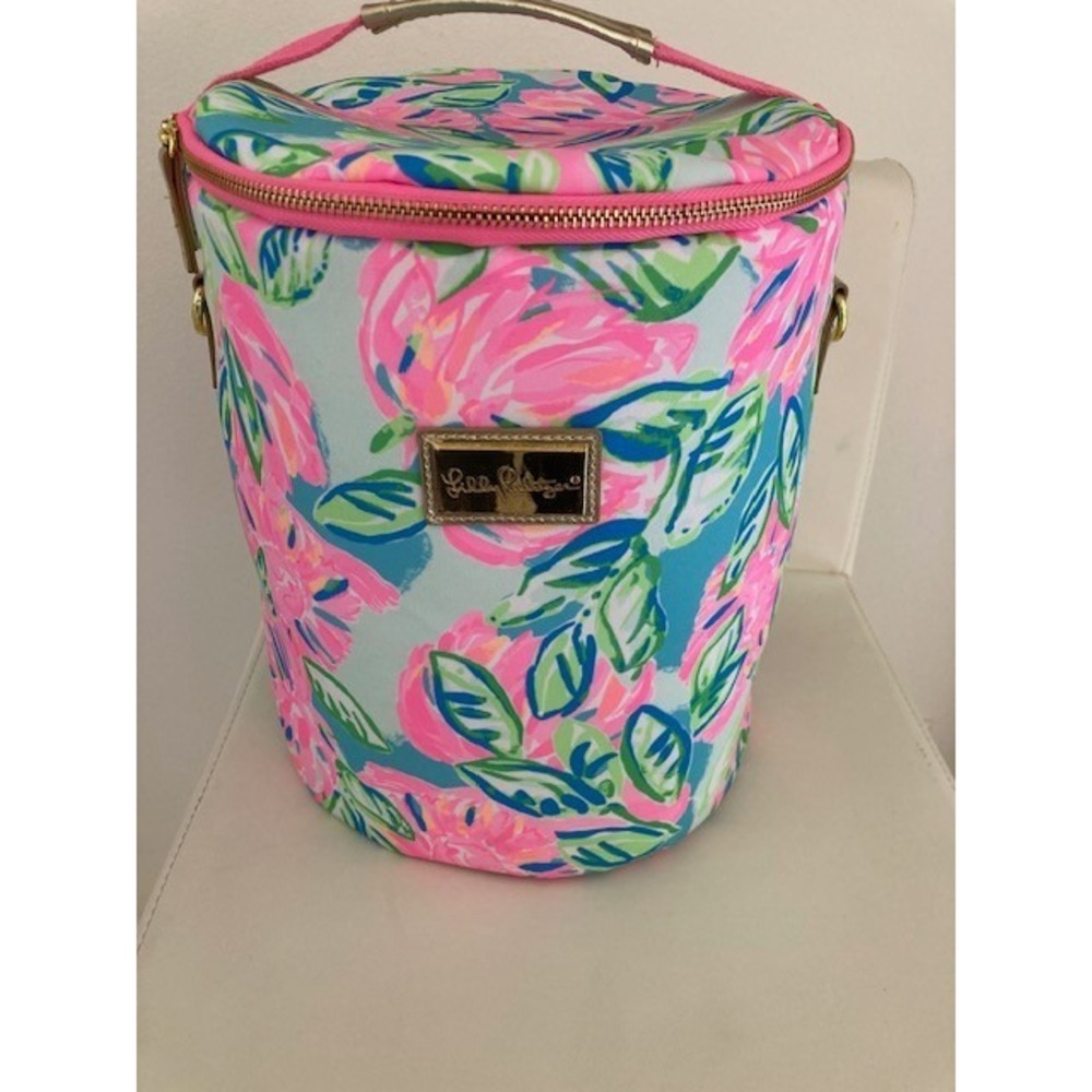 Lilly Pulitzer Insulated Beach Cooler "Totally Blossom" Very Vivid